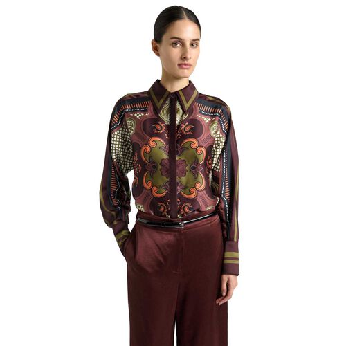 Cue Mocha Chateau Long Sleeve Shirt